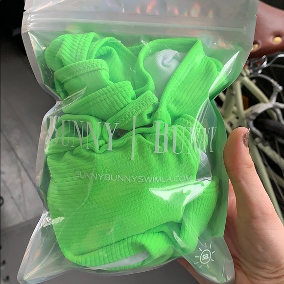 SUNNY BUNNY SWIM Neon Bikini - Picture 2 of 3